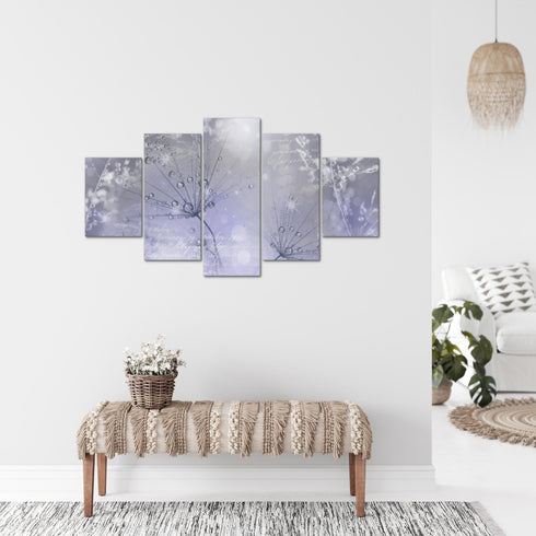 Wandbilder Wohnzimmer XXL Pusteblume Moderne Bild Gräser